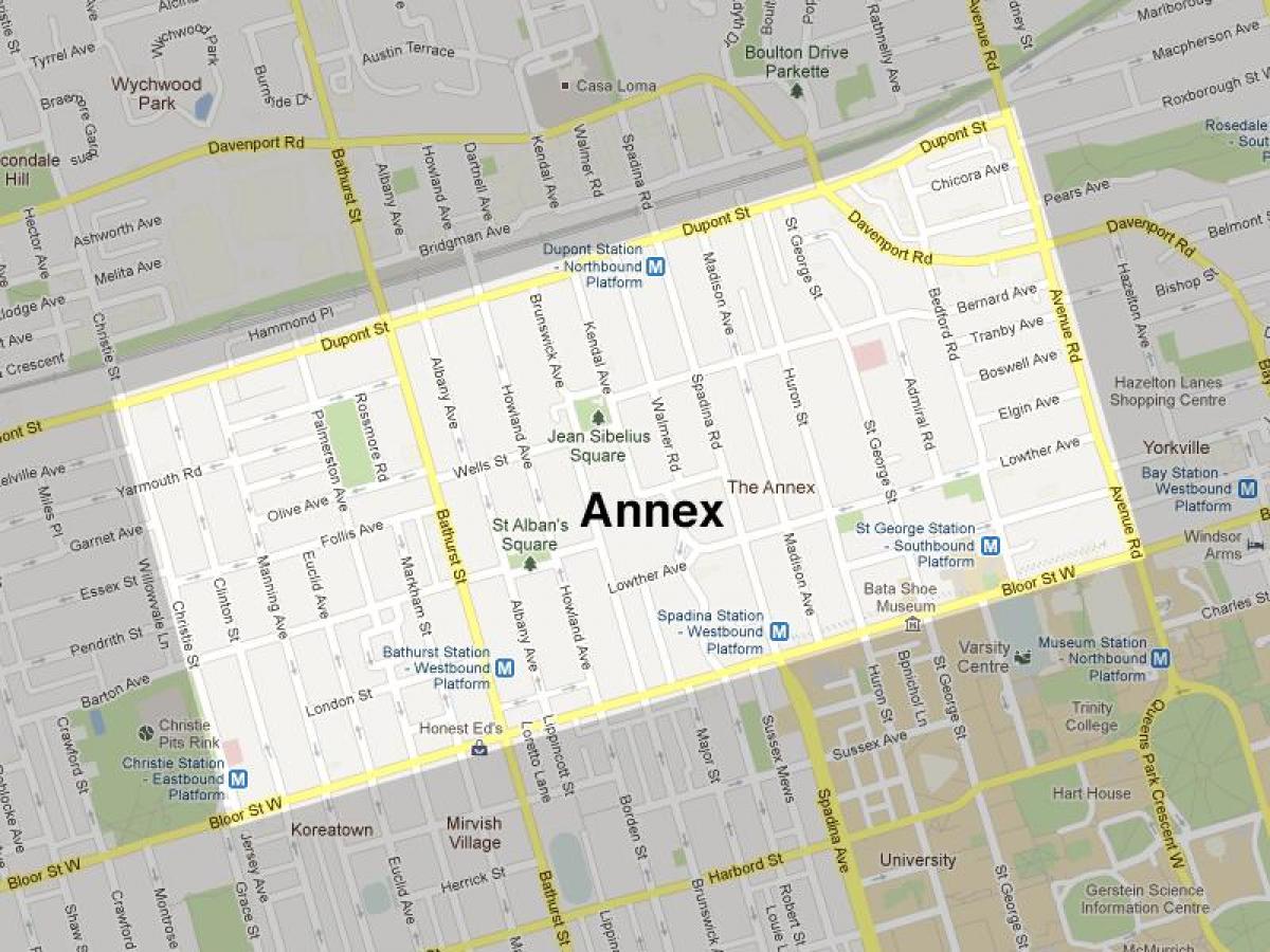 Harta din Anexa Toronto