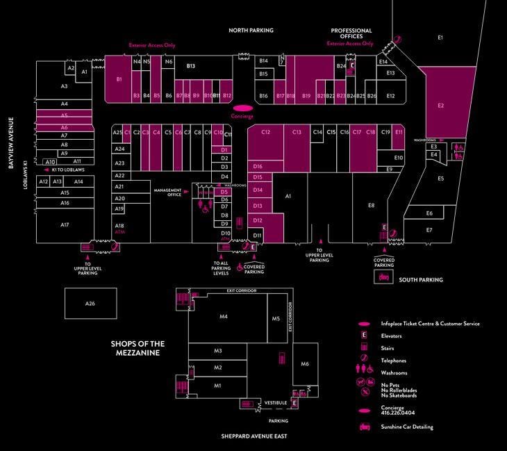 Harta Bayview Sat Centru Comercial