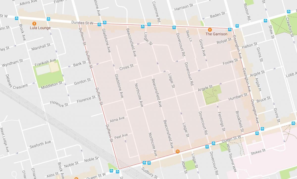 Harta Beaconsfield Sat de vecinătate Toronto