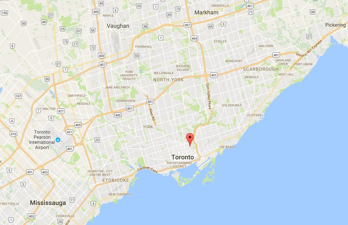 Harta oak inn Toronto district