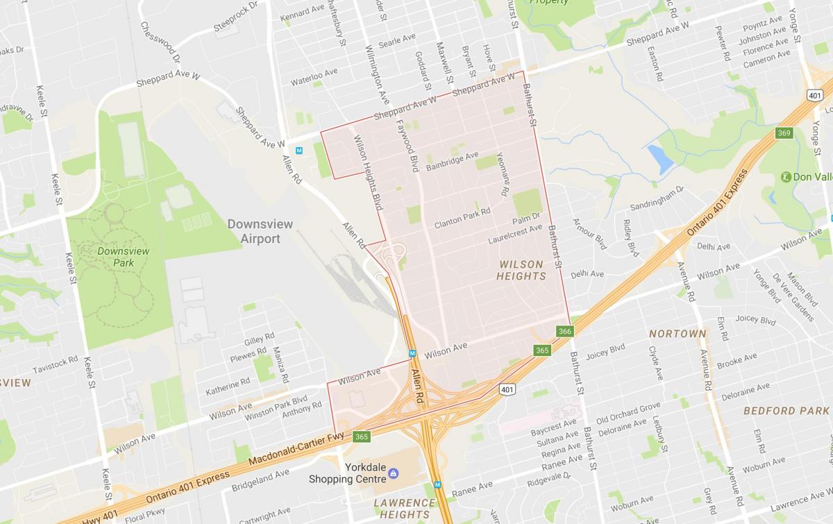 Harta Clanton Parc de cartier Toronto