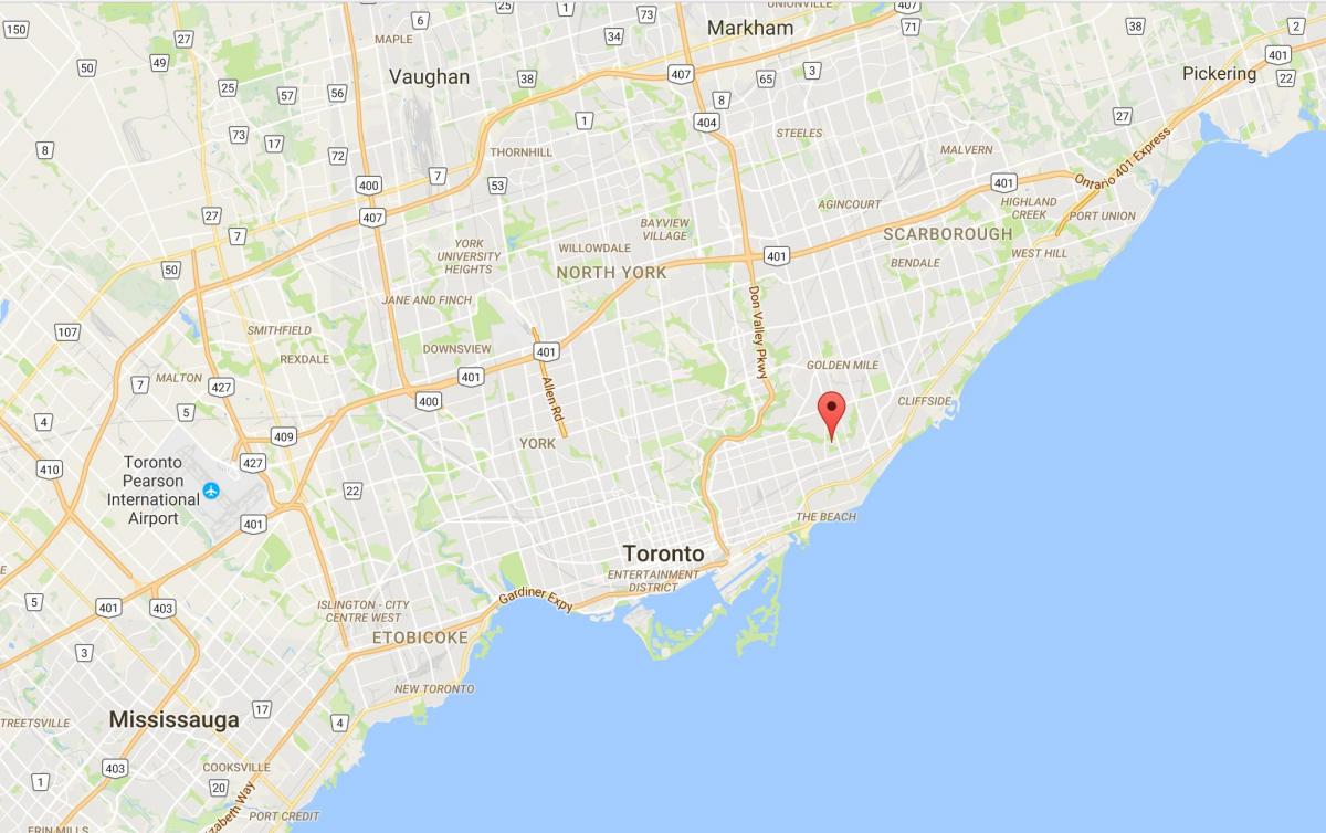 Harta Crescent Orașului Toronto