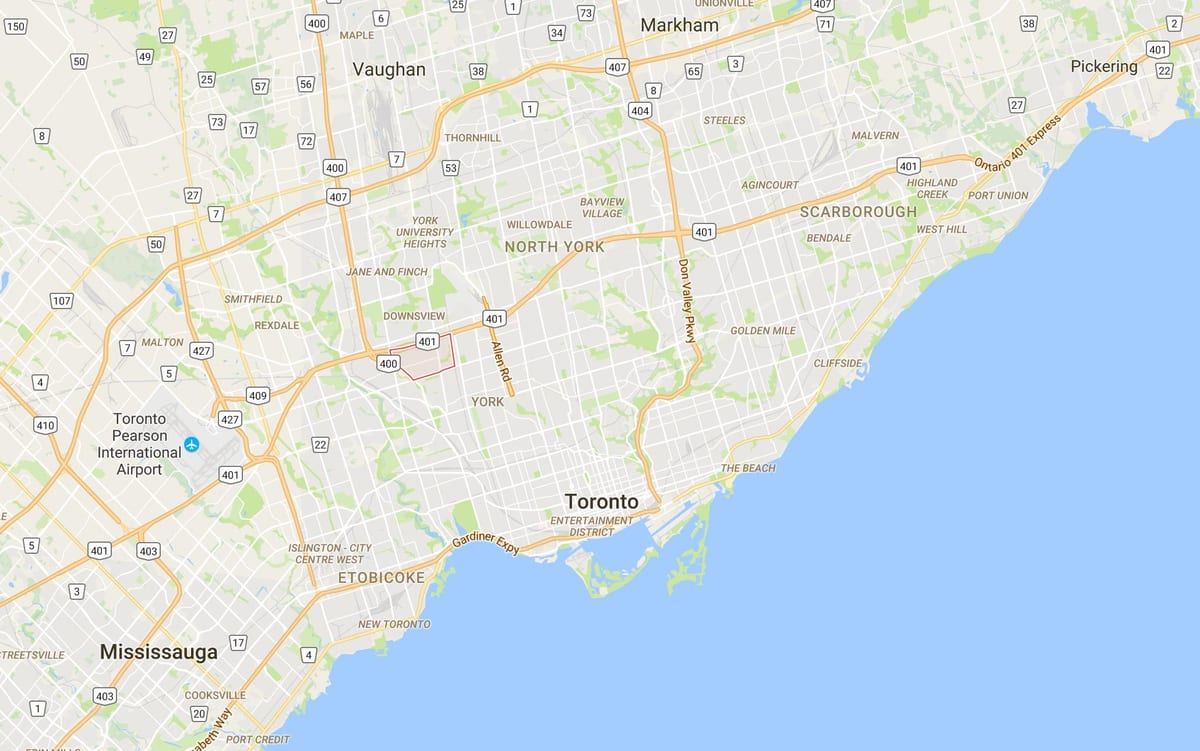 Harta de Frunze de Arțar district Toronto