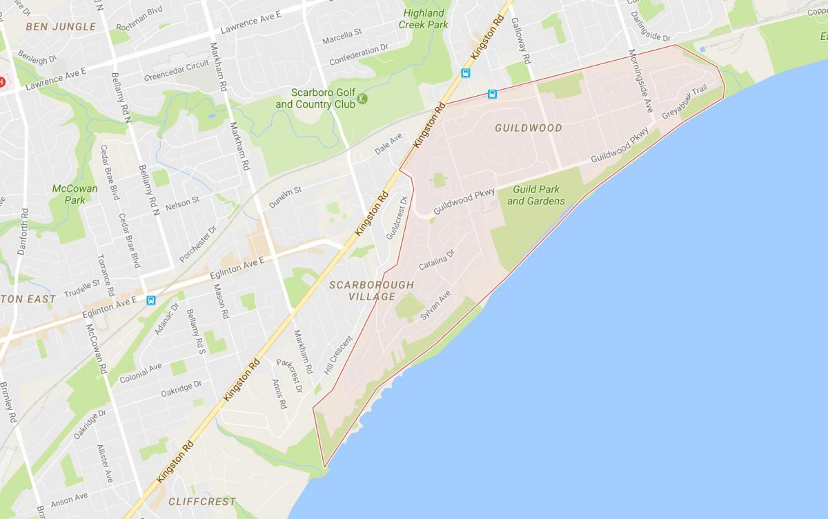 Harta Guildwood vecinătate Toronto