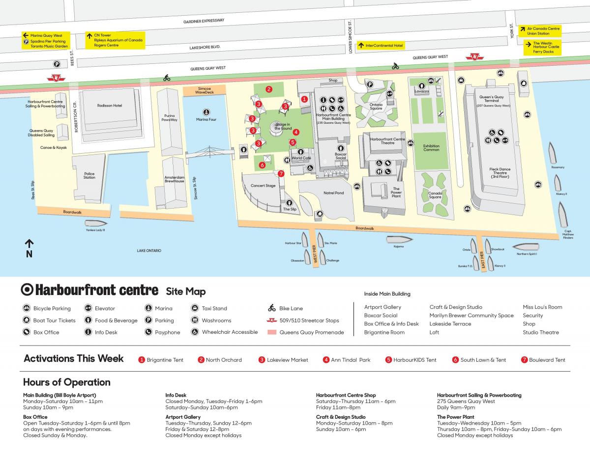 Harta Harbourfront centrul parcare