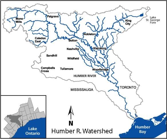 Harta Humber river