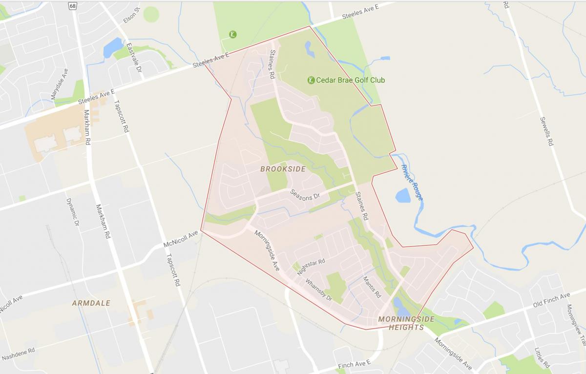 Harta Morningside Heights vecinătate Toronto