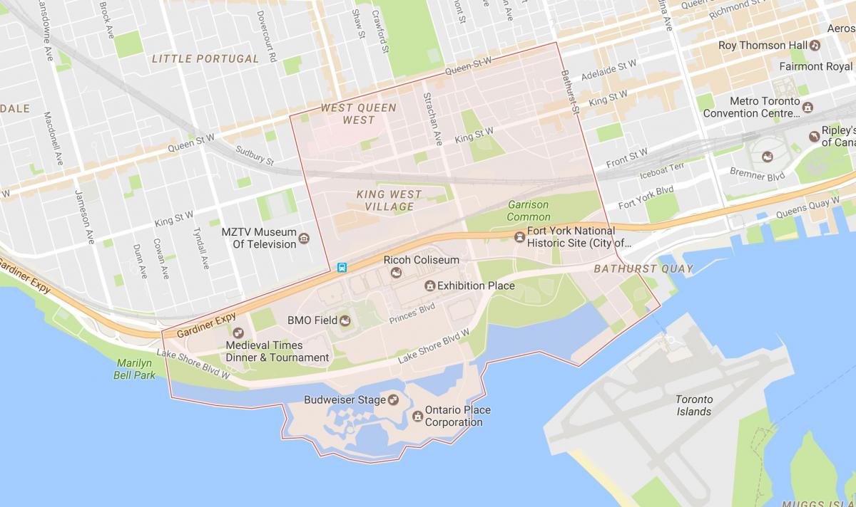 Harta Niagara vecinătate Toronto