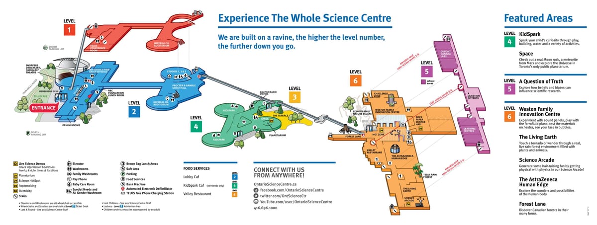 Harta Ontario science center