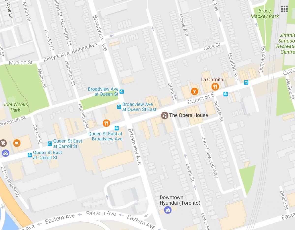 Harta Operei Toronto
