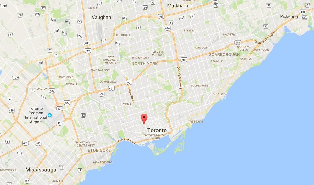Harta Palmerston district Toronto