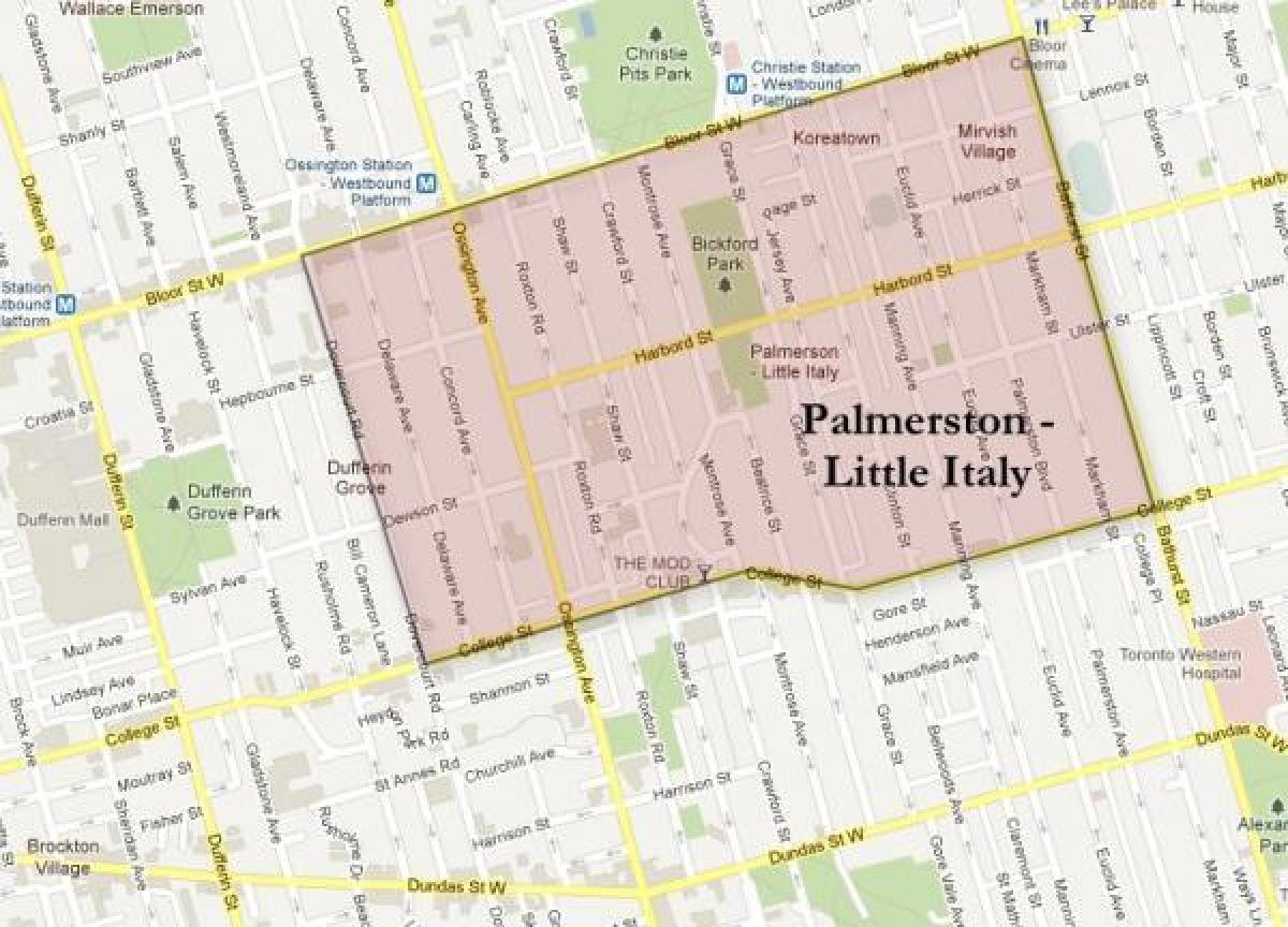 Harta Palmerston pic Italia Toronto