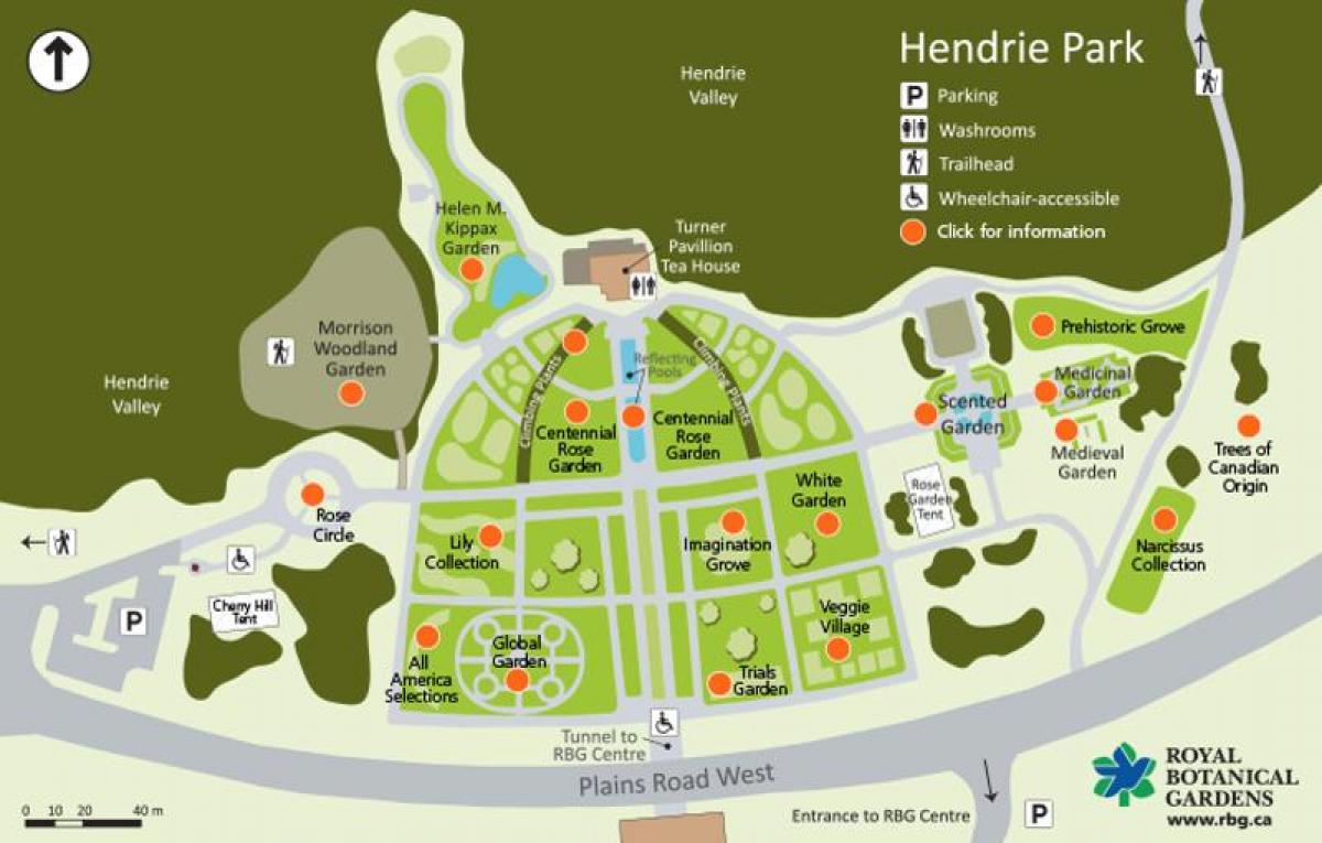 Harta RBG Hendrie Park