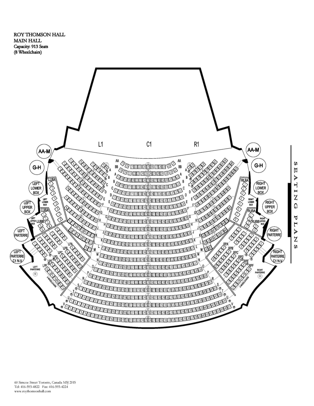 Harta Roy Thomson Hall