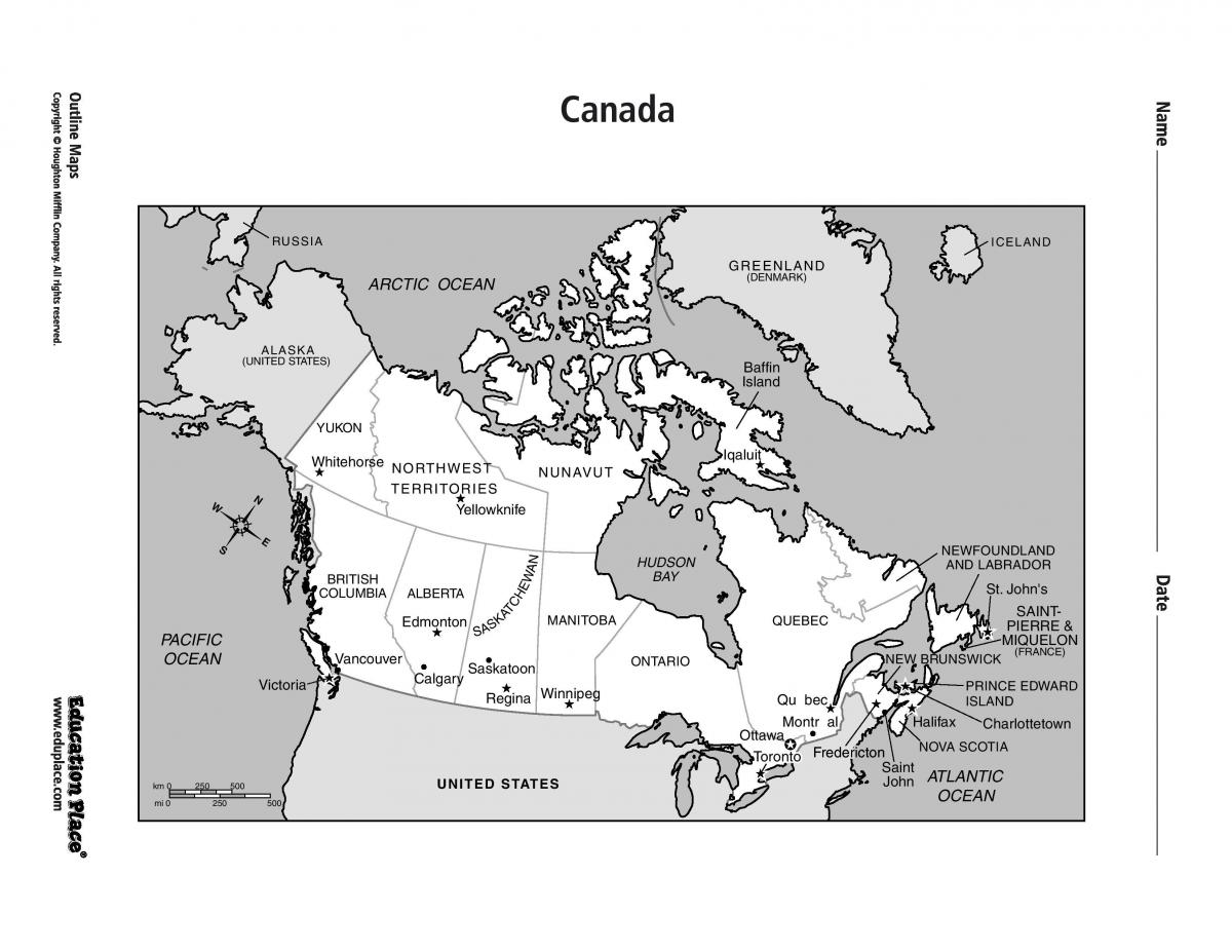 Harta de la Toronto, din canada