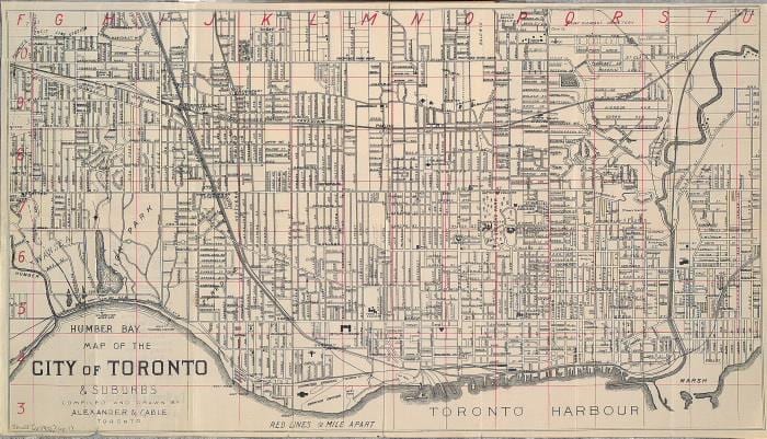 Harta Toronto 1902