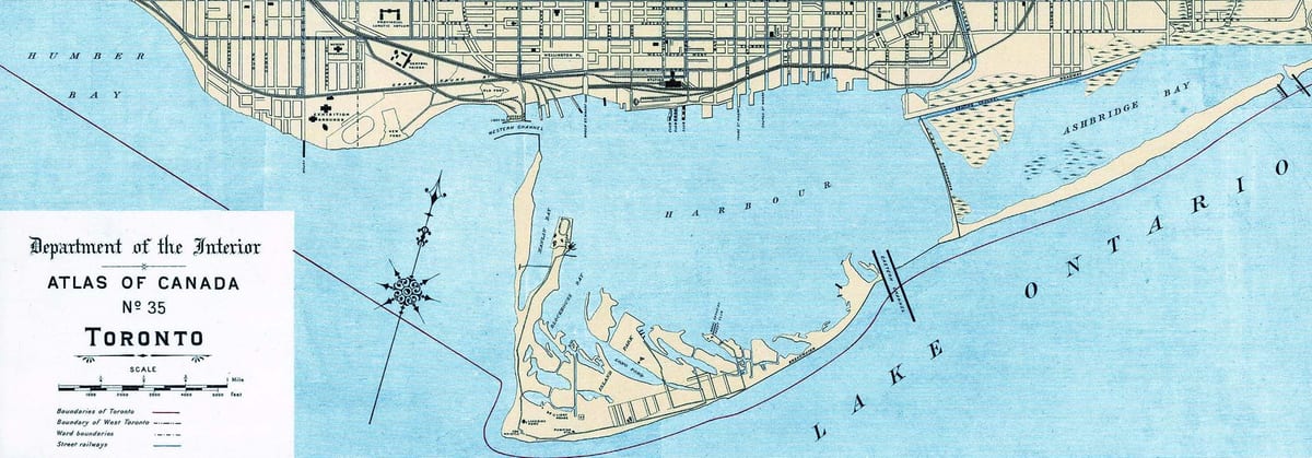 Harta Toronto Port 1906