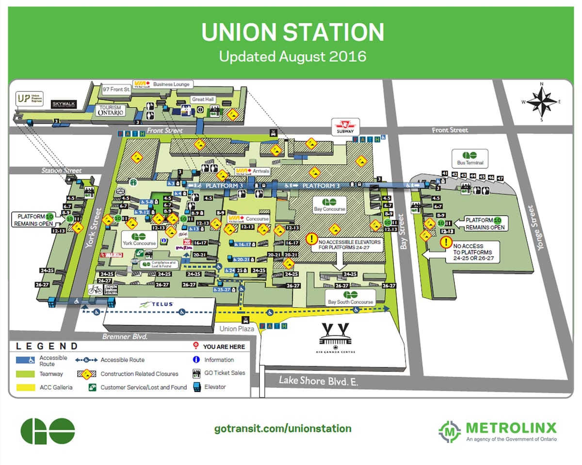 Harta Toronto Uniunii