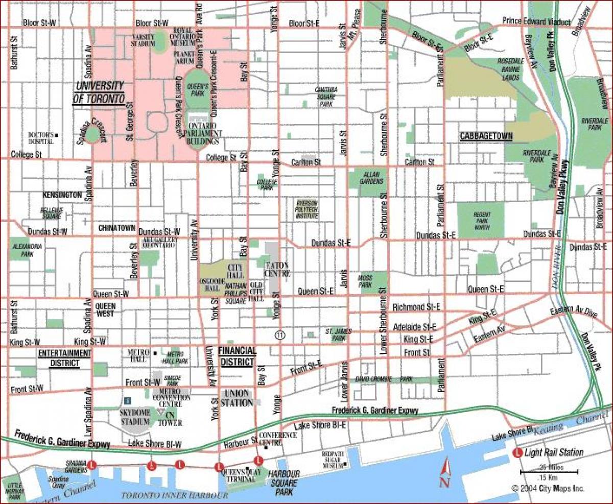 Harta de la Universitatea din Toronto, Canada