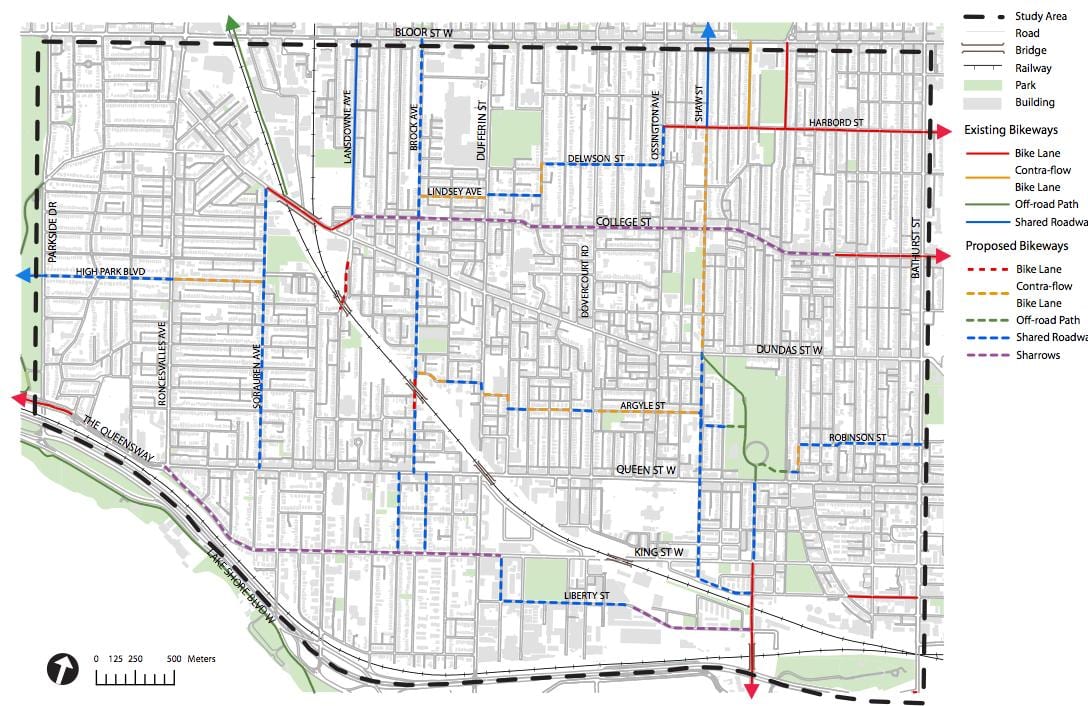 Harta West end Toronto