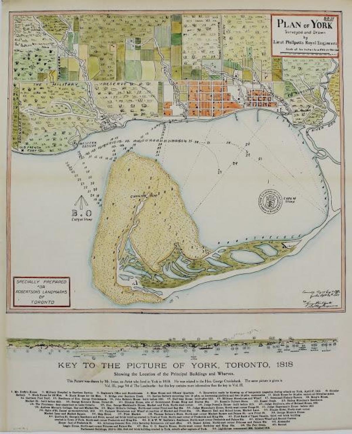 Harta York Toronto 1787-1884 animat versiune