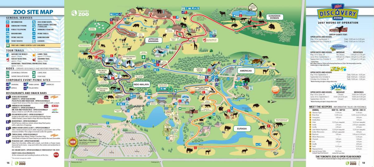 Harta zoo Toronto