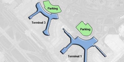 Harta de aeroportul Toronto Pearson Canada