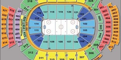 Harta Air Canada Centre de relaxare - ACC