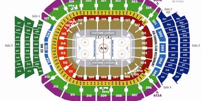 Harta Air Canada Centre suites - ACC