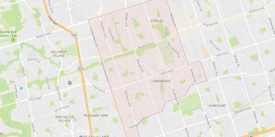 Harta de L'Amoreaux vecinătate Toronto