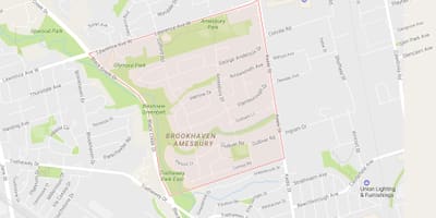 Harta Amesbury vecinătate Toronto