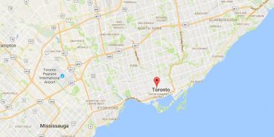 Harta orasului Toronto district