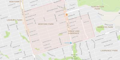 Harta Bedford Park vecinătate Toronto