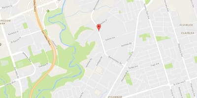 Harta cartierul Bermondsey din Toronto