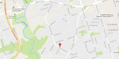Harta Bermondsey drum Toronto