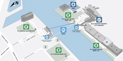 Harta Billy Bishop parcare