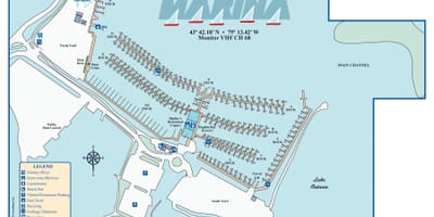 Harta Bluffer Park Marina
