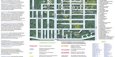 Harta Cabbagetown evenimente Toronto