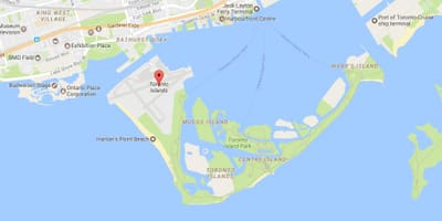 Harta de vecinătate Insulele Toronto vecinătate Toronto