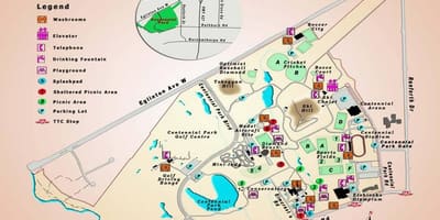 Harta Centennial Park cu efect de Seră Toronto