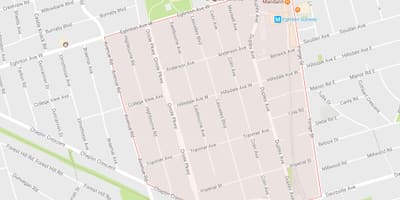 Harta Chaplin Moșii de vecinătate Toronto