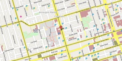 Harta Chinatown Toronto