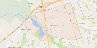 Harta Clareville vecinătate Toronto