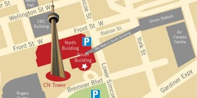 Harta de CN tower