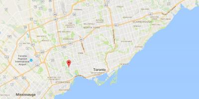Harta Copilul Punct de district Toronto