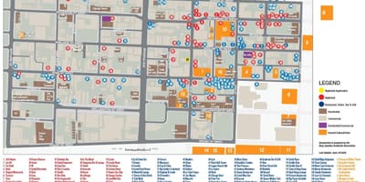 Harta cartierului de Divertisment Toronto informații