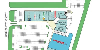 Harta Dufferin mall