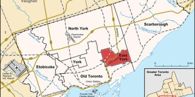Harta East York