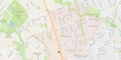 Harta Eatonville vecinătate Toronto