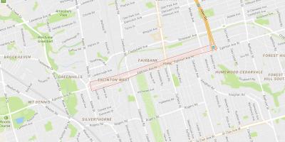 Harta Eglinton Vest de vecinătate Toronto